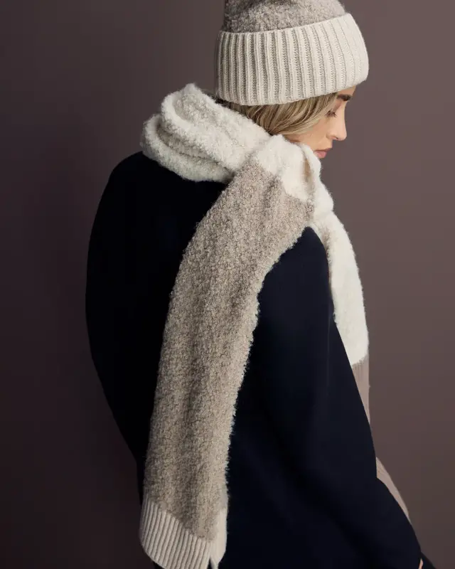 Street One Strukturmix Schal - Soft Sand Melange