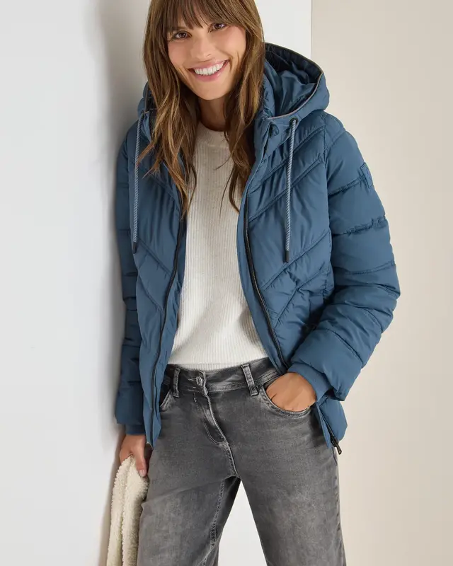 Cecil Quilted Jacket - Moonstone Blue