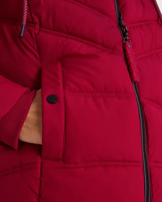 Cecil Gewatteerd Jack - Beaujolais Red