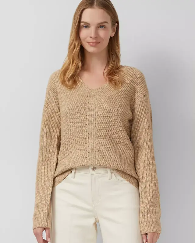 S. Oliver Softer Strickpullover - Brown