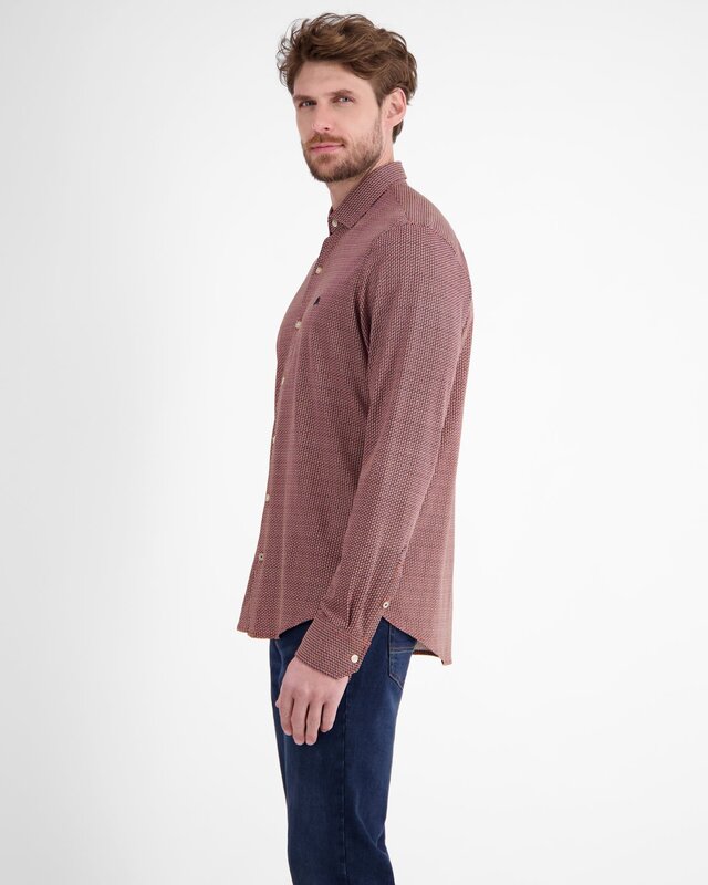 Lerros Jersey Longsleeve Shirt - Scandinavian Red