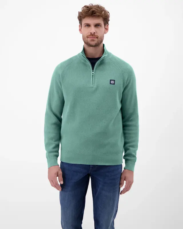 Lerros Gebreide Trui - Fjord Blue