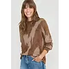 Trui met Patroon - Mocha Caramel