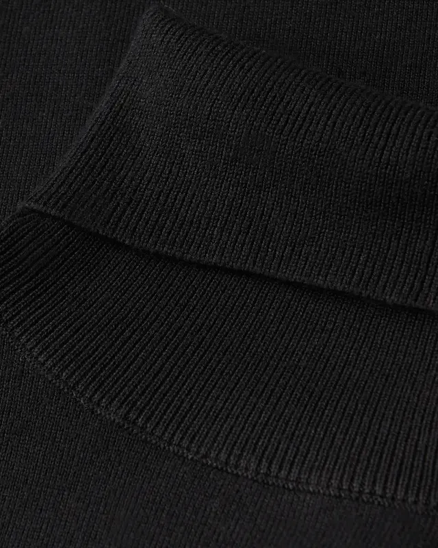 Street One Turtleneck Jumper - Black