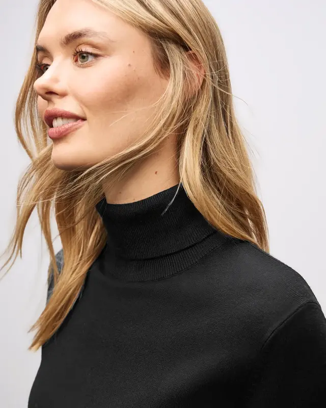 Street One Turtleneck Jumper - Black