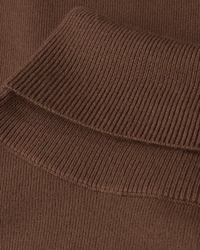 Street One Rollkragen Pullover - Hazelnut Brown