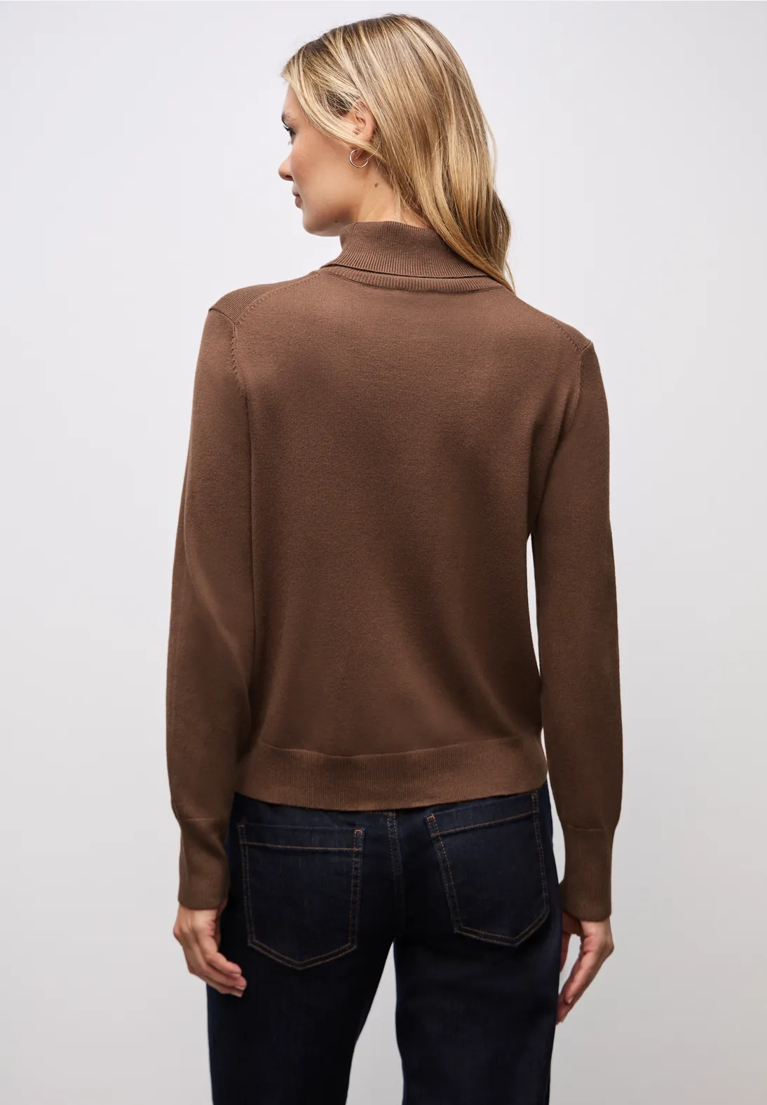Street One Turtleneck Jumper - Hazelnut Brown