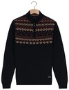 Baileys Jumper Nordic Print - Navy
