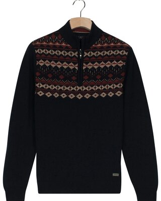 Baileys Pullover mit Wolle - Navy