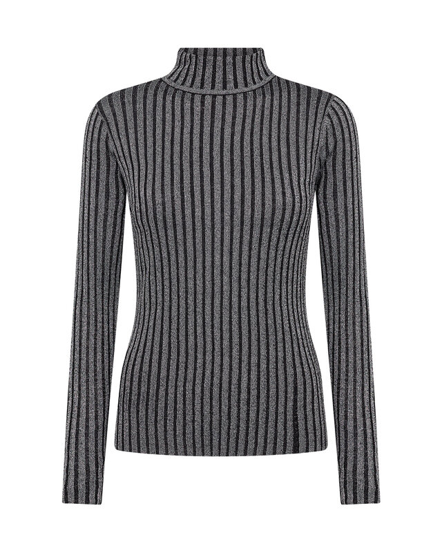 Soyaconcept Glitter Jumper Violetta 1 - Black Combi