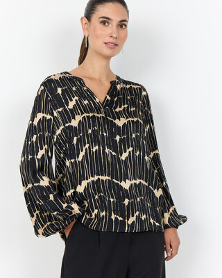Soyaconcept Bluse Arlette 1 - Black Combi
