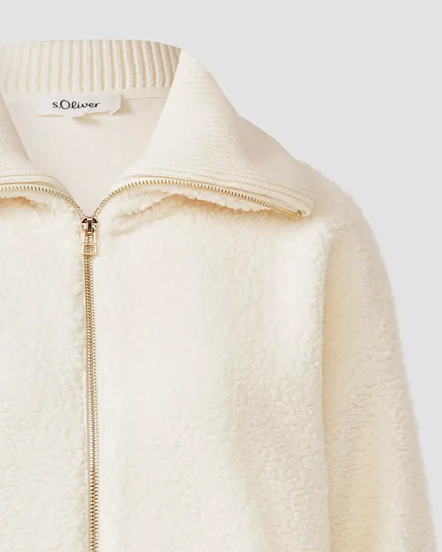 S. Oliver Teddyjacket - Cream