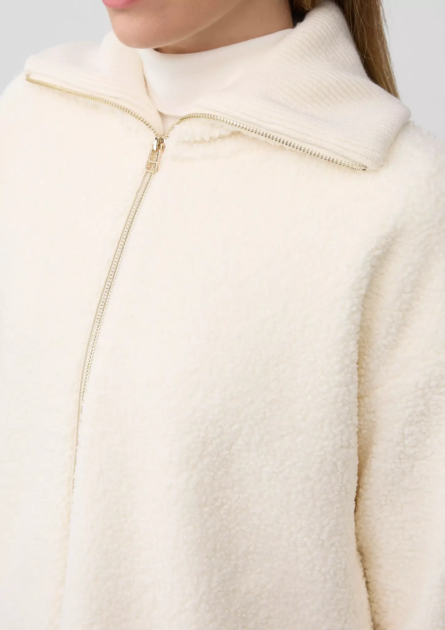 S. Oliver Teddyjacket - Cream