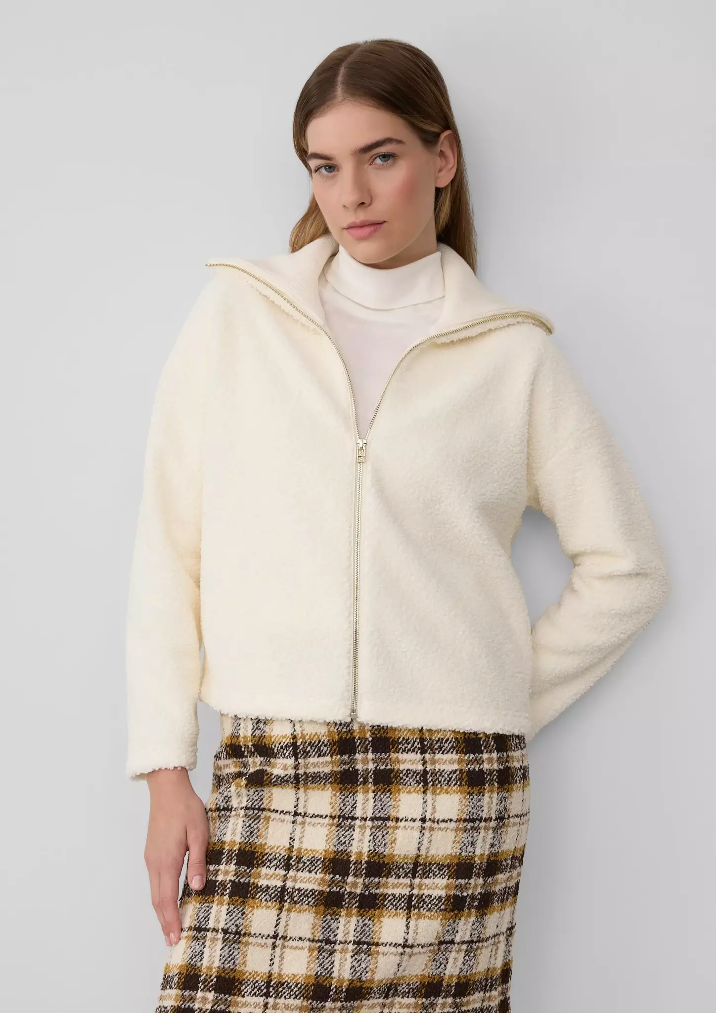 S. Oliver Teddyjacket - Cream