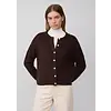 Cardigan, Alpacamix - Dark Brown