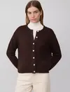 S. Oliver Cardigan, Alpacamix - Dark Brown