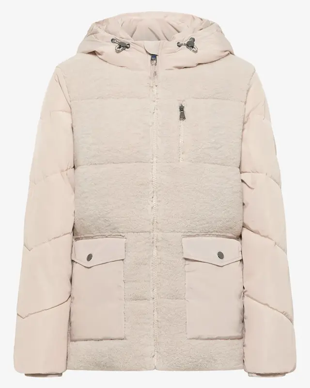 Cecil Teddyjas met Structuurmix - Teddy Vanilla White