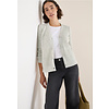 Chunky Two-Tone Cardigan - Metal Grey Melange