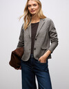 Street One Basic Blazer - Darkest Brown