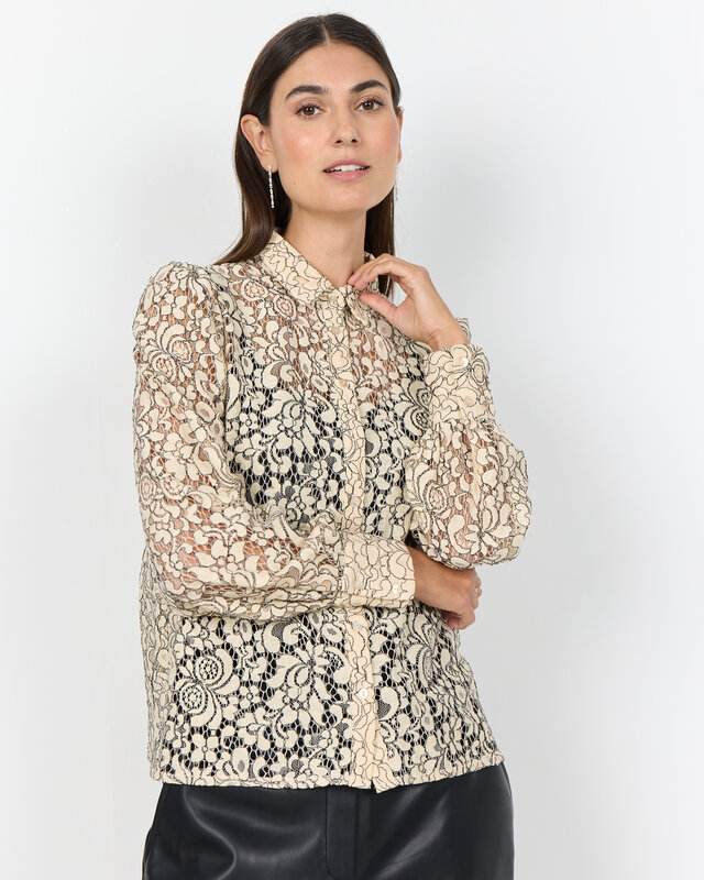 Soyaconcept Blouse Nilla 2 - Sand Combi