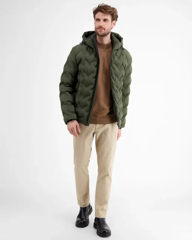 Lerros Functioneel Gewatteerd Jack - Original Olive