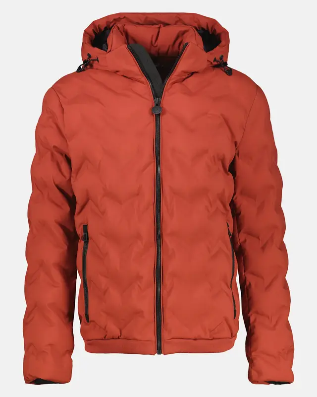 Lerros Quilted Jacket - Burnt Red