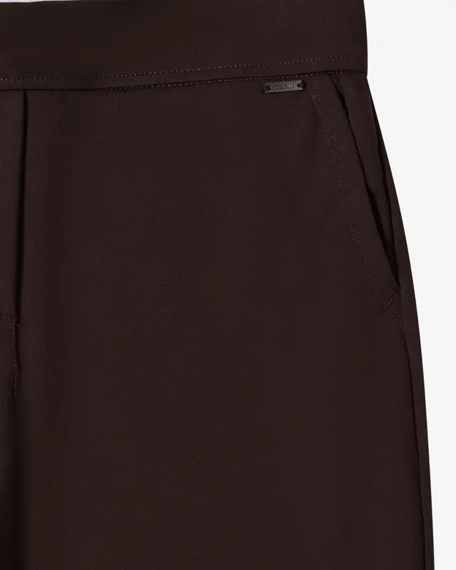 Cecil Straight Leg Pants Neele - Tartufo Brown