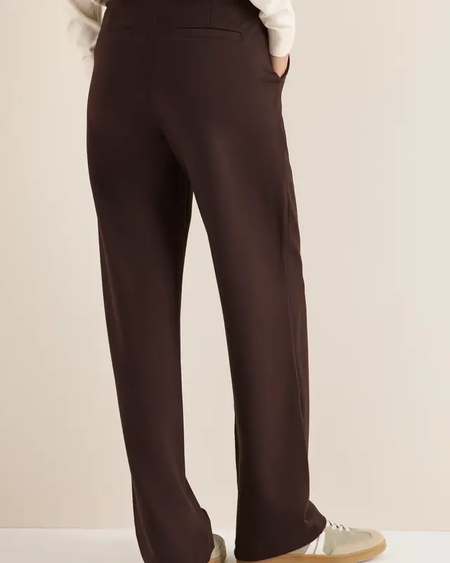 Cecil Straight Leg Pants Neele - Tartufo Brown
