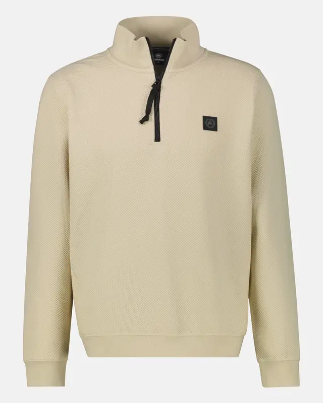 Lerros Heren Trui Sportieve Structuur - Foam White