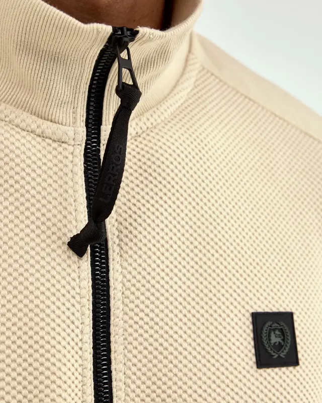 Lerros Heren Trui Sportieve Structuur - Foam White