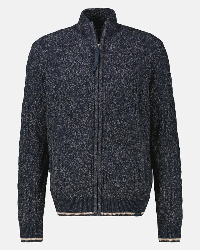 Lerros Zopfmuster Cardigan - Classic Navy
