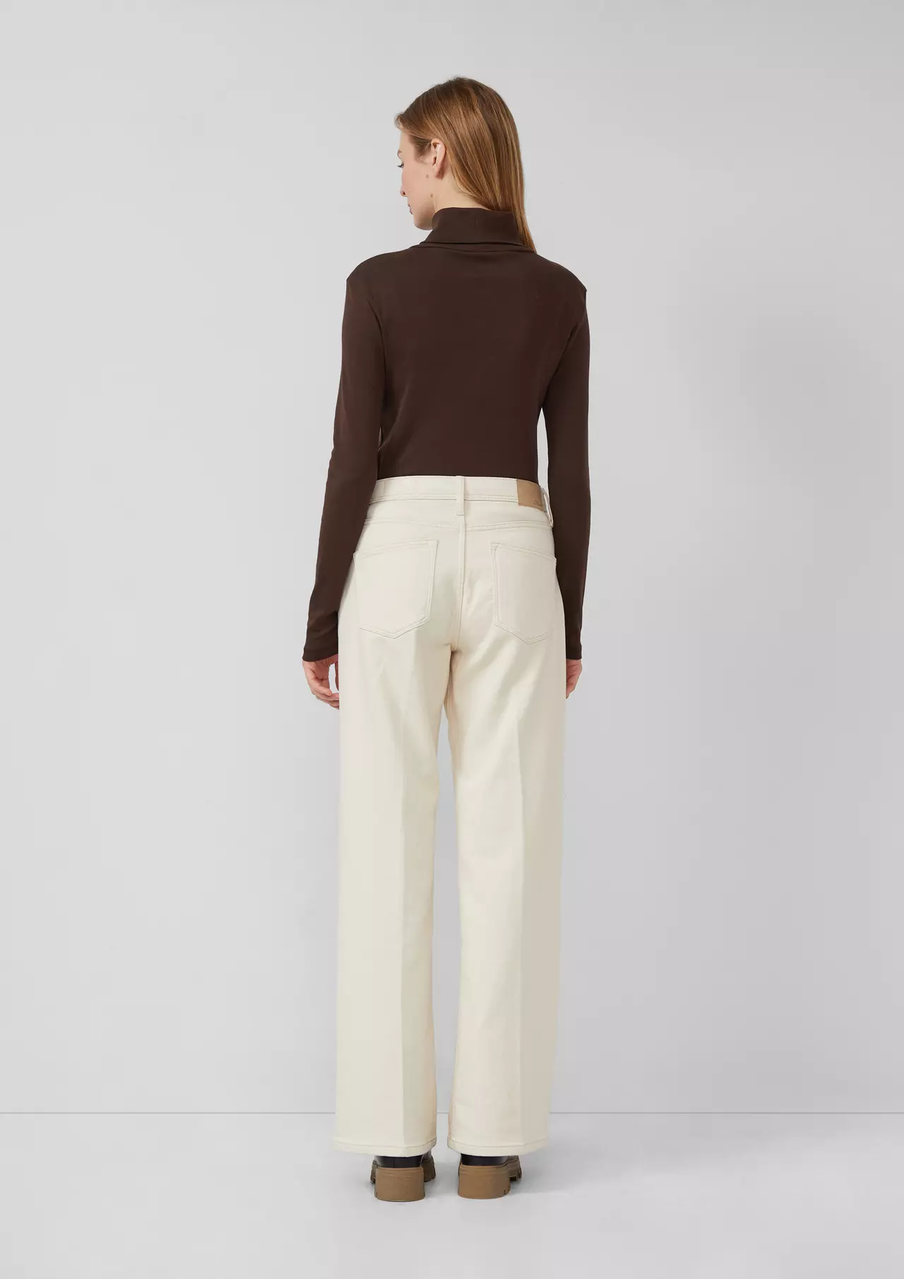 S. Oliver Katoenen Col Trui - Brown