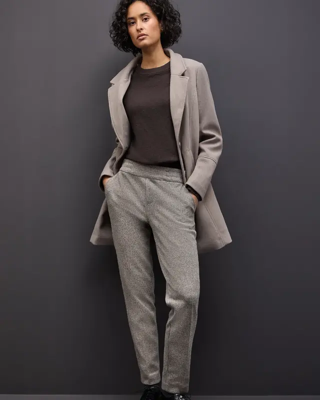 Street One Loose Fit Hose Bonny - Darkest Brown