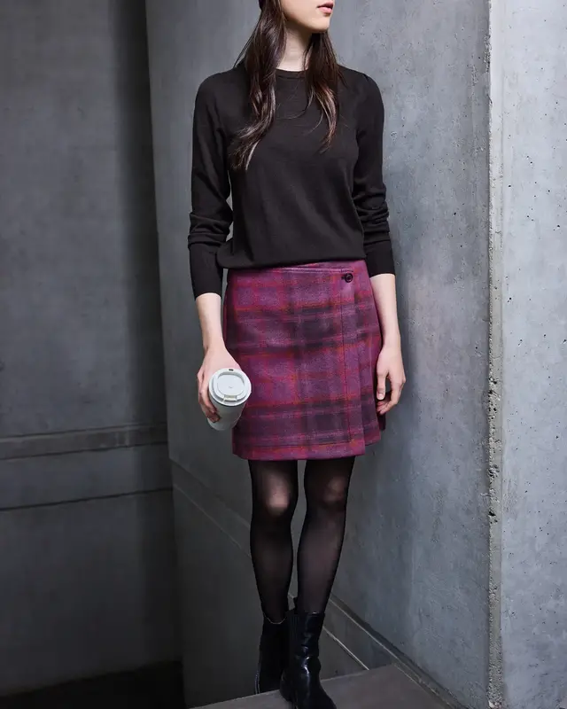 Street One Studio Rok in Wikkel Look - Royal Plum