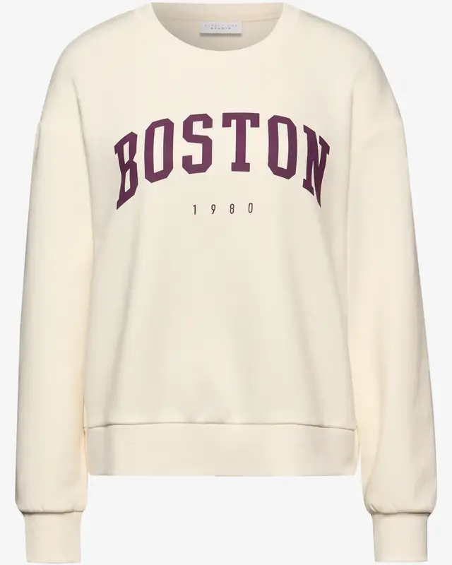 Street One Studio Sweater, Loose Fit - Soft Beige