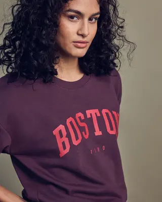 Street One Studio Sweater, Loose Fit - Royal Plum