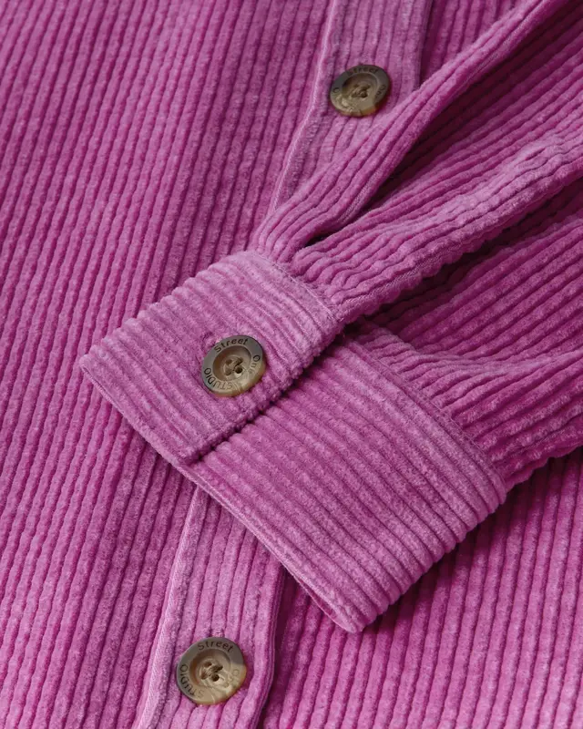 Street One Studio Cord-Hemdbluse - Floral Pink