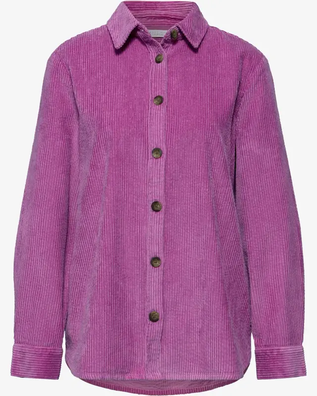 Street One Studio Cord-Hemdbluse - Floral Pink