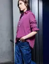 Street One Studio Corduroy Blouse - Floral Pink