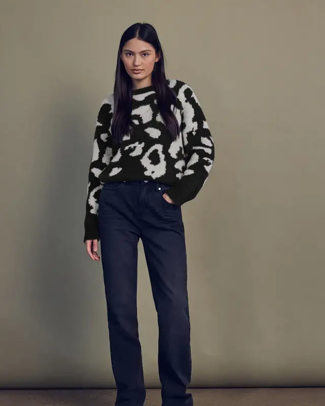 Street One Studio Trui met Ronde Hals - Black