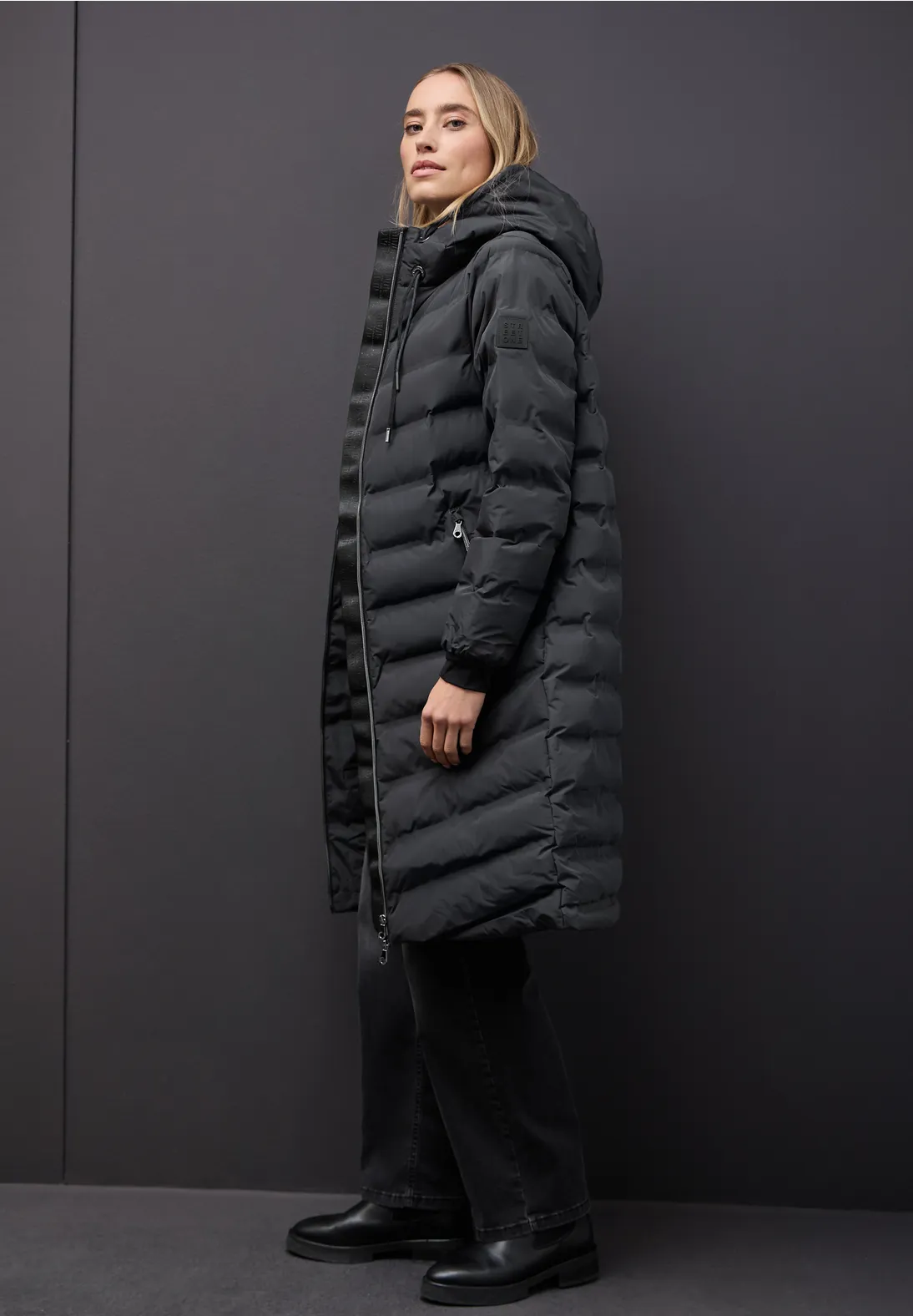 Street One Coat - Obsidian Blue