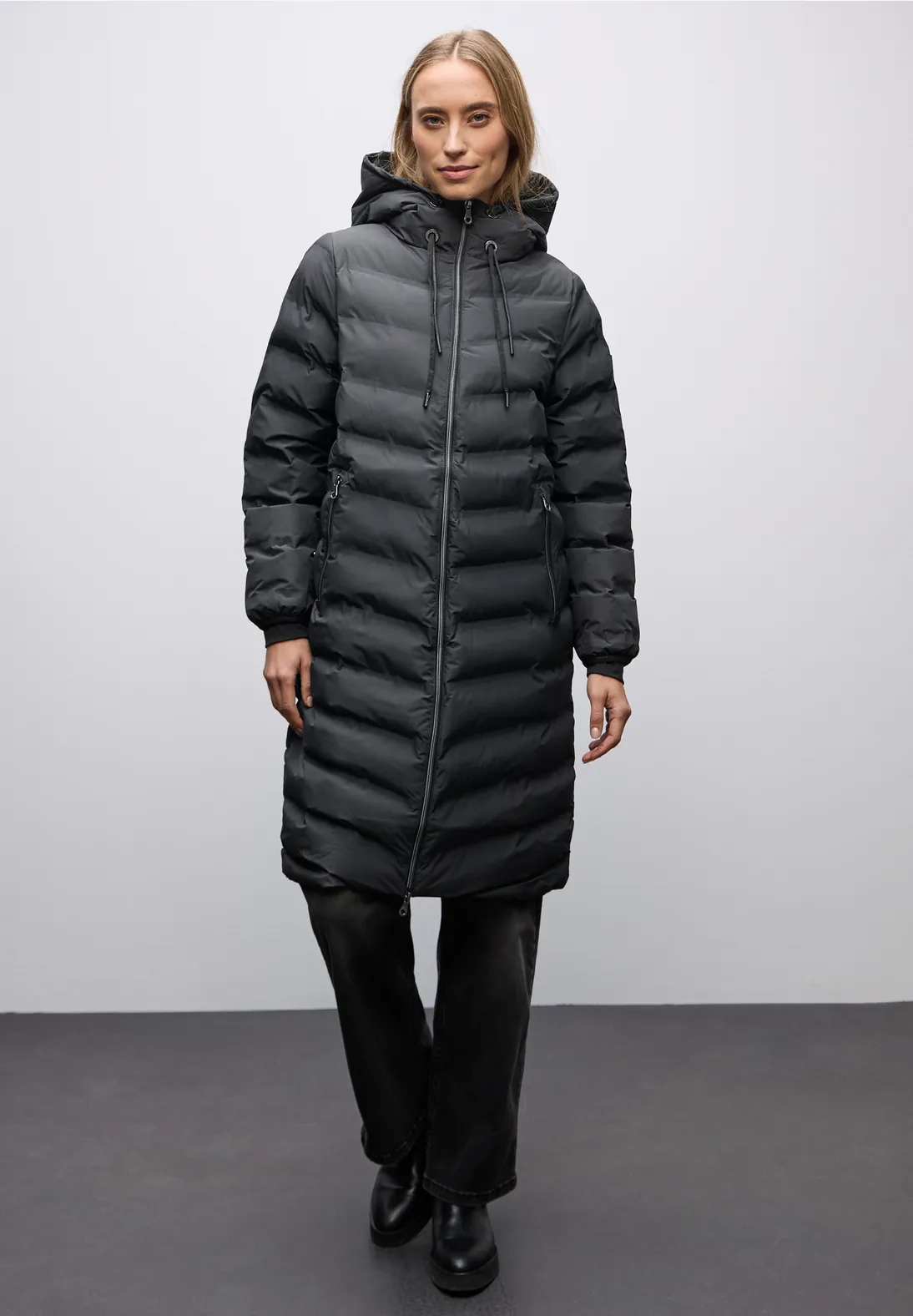 Street One Coat - Obsidian Blue