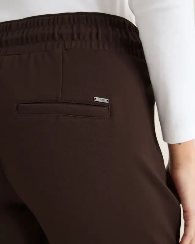 Cecil Casual Fit Hose - Tartufo Brown