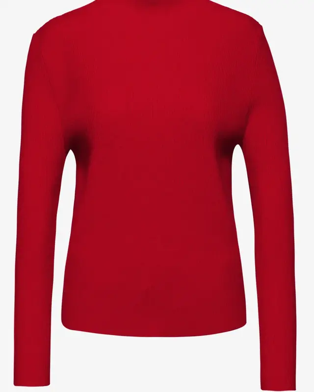Street One Pullover in Rippstruktur - Racing Red