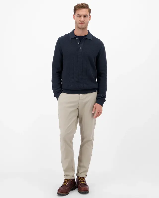 Lerros Strick Poloshirt - Classic Navy