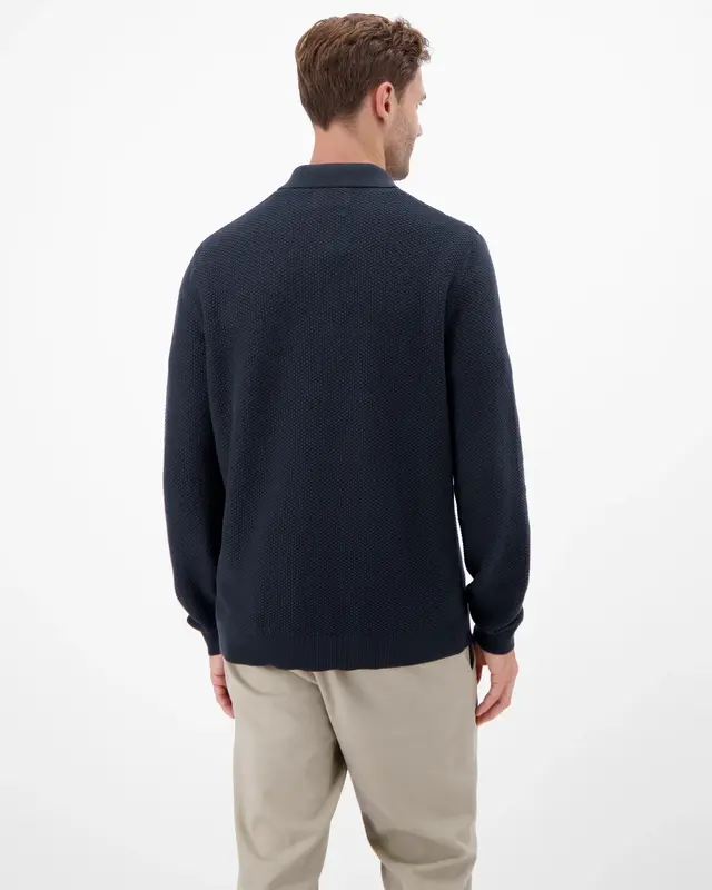 Lerros Strick Poloshirt - Classic Navy