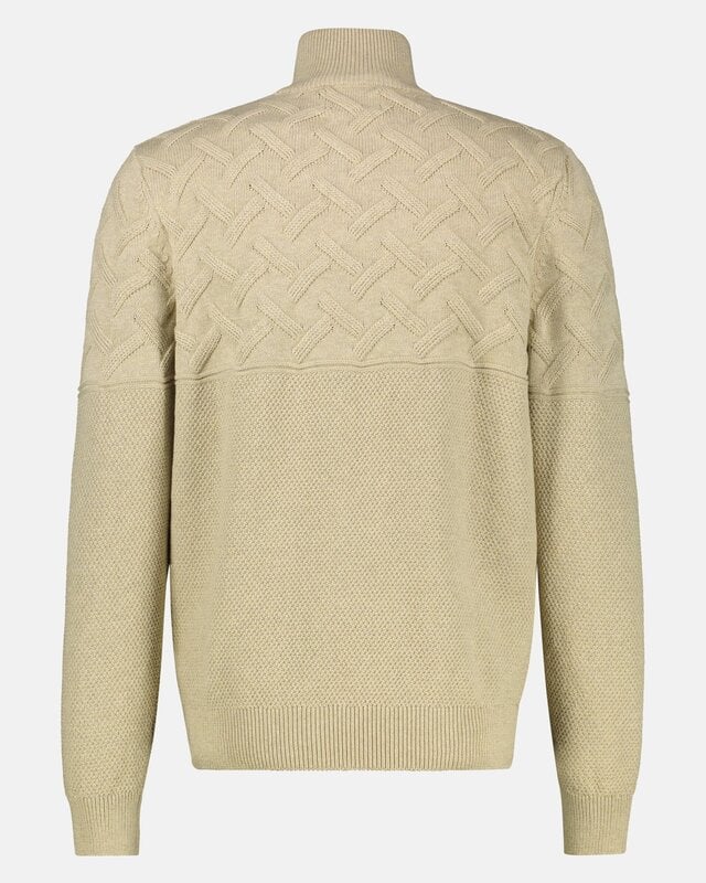 Lerros Jacquard Pullover - Tender Beige Melange