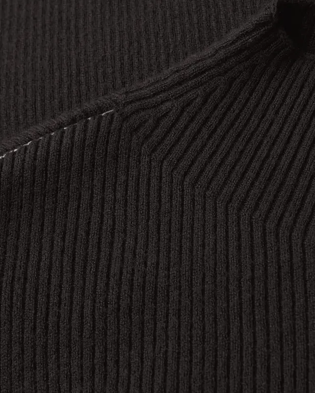 Street One Pullover in Rippstruktur - Darkest Brown