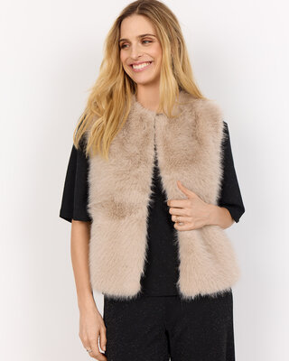 Soyaconcept Gilet Naida 3 - Cream