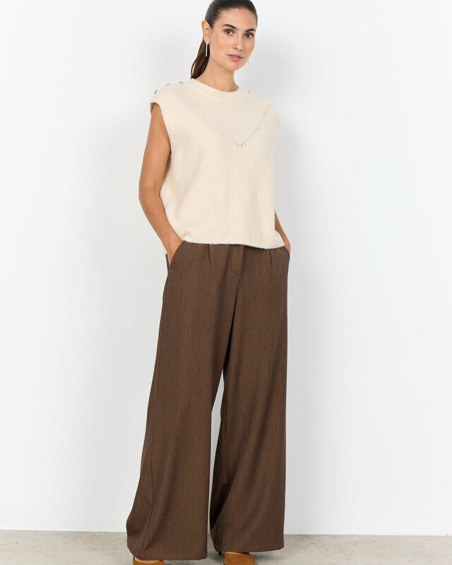 Soyaconcept Waistcoat Avalon 1 - Cream Melange